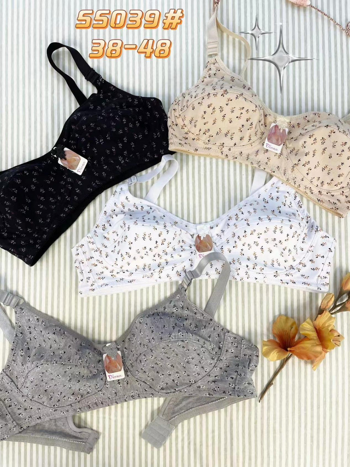 Full-Cup Wireless Bra - Style 55039